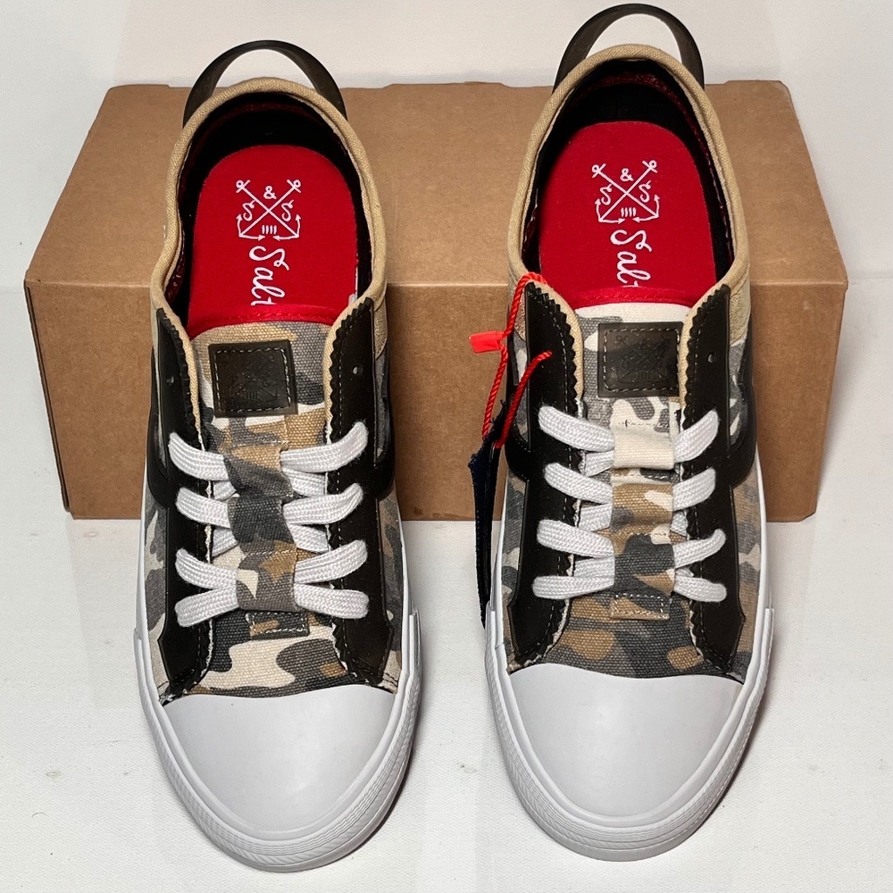SALT&SEAS Low Top Lace Up Comfortable Canvas Fashion Sneakers